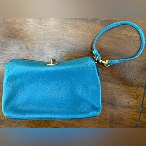 Coach Vintage Mini Pebbled Leather Turn Lock Purse/Wristlet